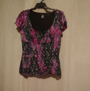 Black and pink shirt